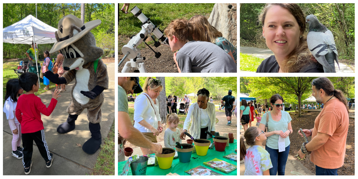 Kids in Nature Day collage