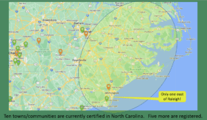 Certified Community Habitats in Eastern North Carolina