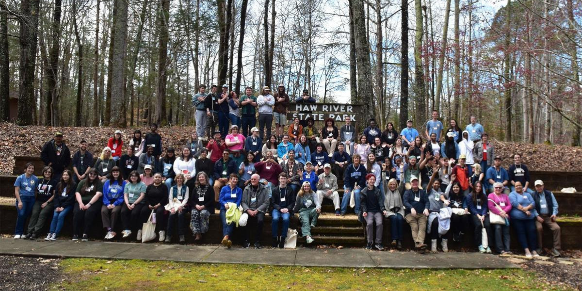 Ocean Advocacy Workshop, March 22 - 23. Over 100 people, including NCWF chapter leaders and college students, were in attendance at the two-day advocacy workshop held in partnership with UNCG Sustainability & Green Fund, NCWF, and the Plastic Ocean Project. Haw River State Park hosted the two-day-long event, where speakers informed attendees about the Rights of Nature bill, plastic impacts in our oceans, and NCWF’s Save Our Sounds campaign and how they could be advocates for our environment and wildlife by leveraging social media. Attendants also took part in a guided nature walk through the state park and smores in the evening!