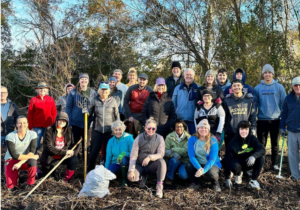 Island Wildlife picked up right where they left off in 2022 with another fun and impactful workday. A motivated crew of 30 woke up early on a chilly morning and worked together to remove 305 pounds of plastic from Burnt Mill Creek in Wilmington, NC. 
