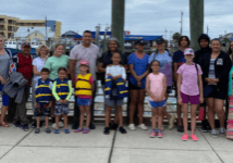 NCWF's Island Wildlife chapter hosted an educational boat trip for YWCA Lower Cape Fear and Waccamaw Siouan STEM Studio. 
