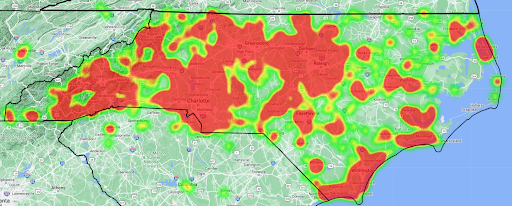 butterfly highway heat map