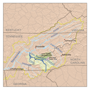 Little Tennessee River map