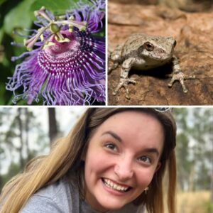 A photo of Page Turner, Conservation Coordinator on the NCWF Outreach Team