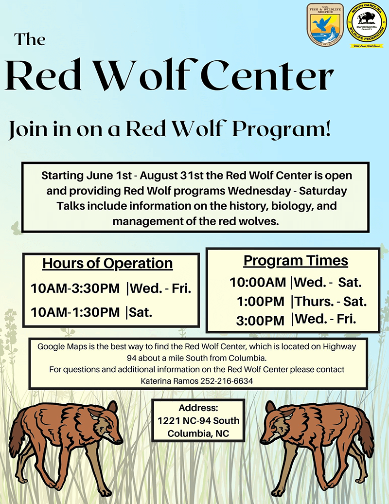 Red Wolf Program Summer 2023